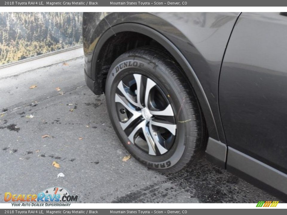 2018 Toyota RAV4 LE Magnetic Gray Metallic / Black Photo #33
