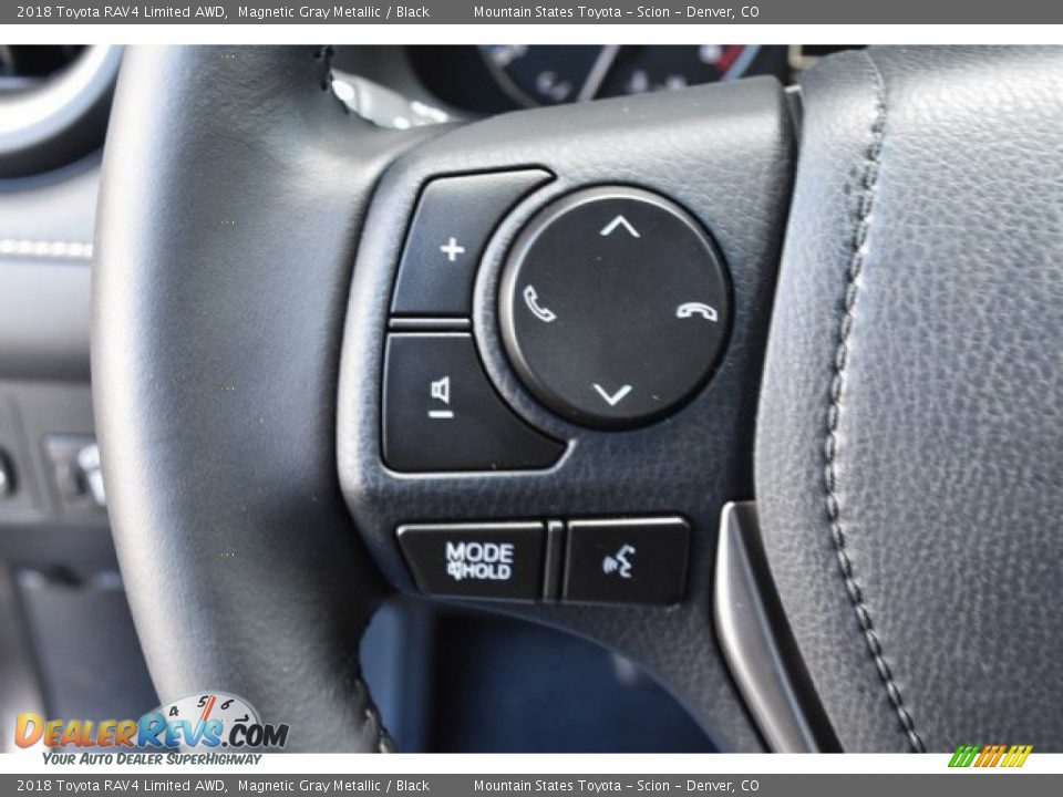2018 Toyota RAV4 Limited AWD Magnetic Gray Metallic / Black Photo #18