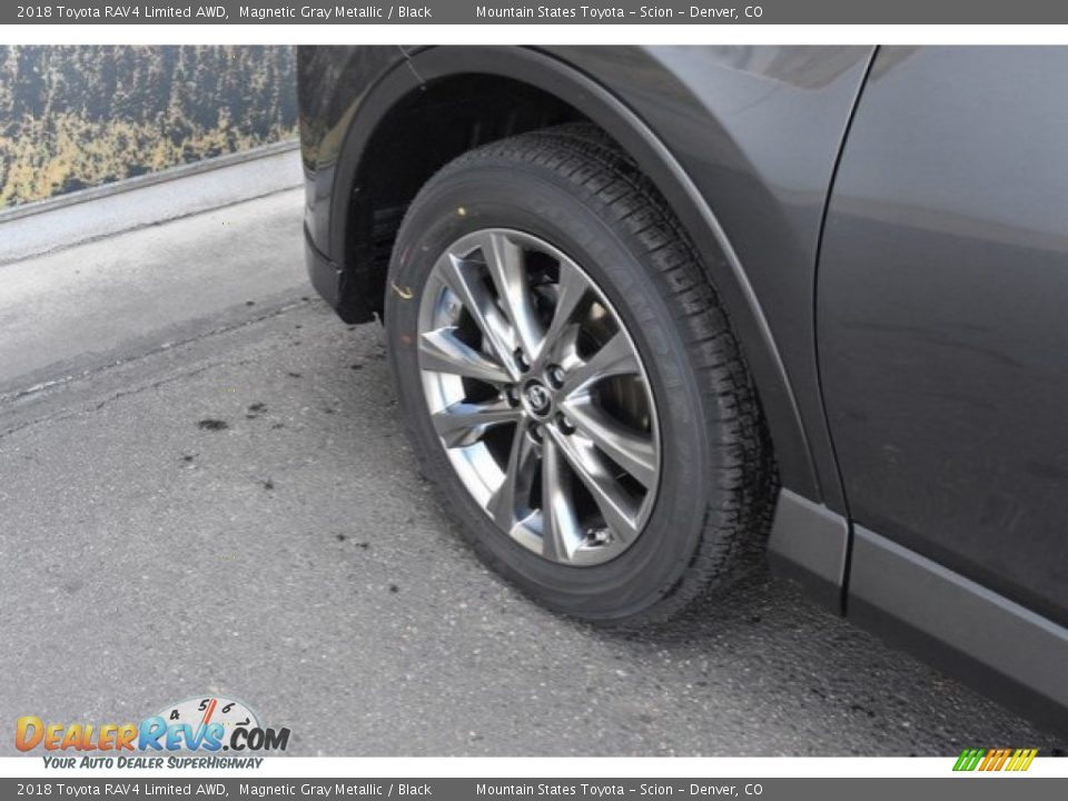 2018 Toyota RAV4 Limited AWD Magnetic Gray Metallic / Black Photo #24