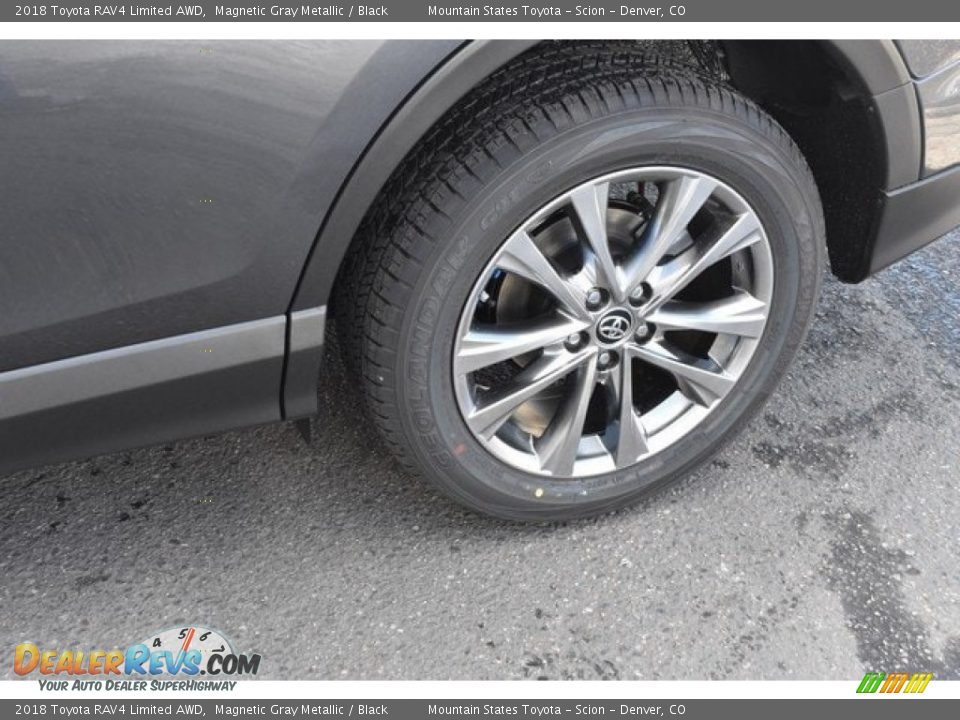 2018 Toyota RAV4 Limited AWD Magnetic Gray Metallic / Black Photo #35