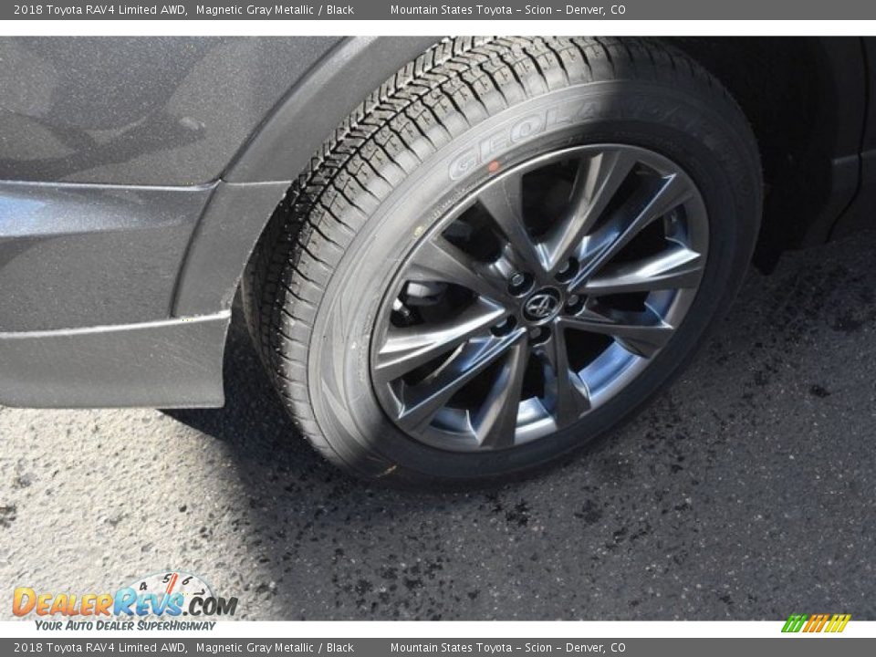 2018 Toyota RAV4 Limited AWD Magnetic Gray Metallic / Black Photo #36