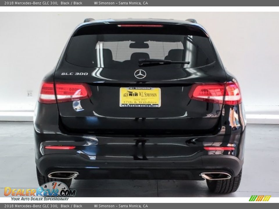 2018 Mercedes-Benz GLC 300 Black / Black Photo #3