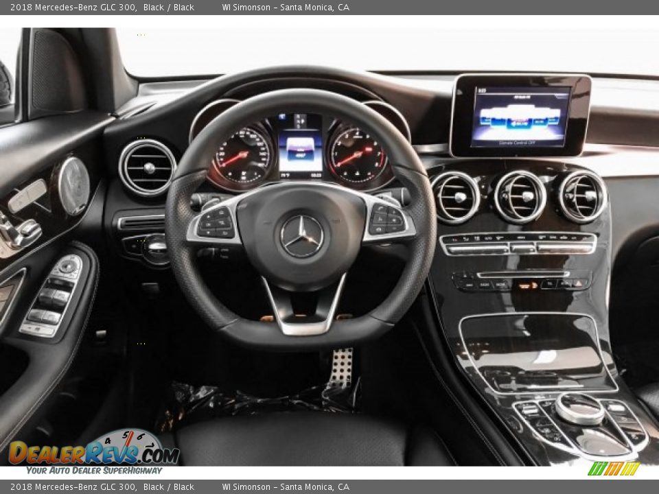 2018 Mercedes-Benz GLC 300 Black / Black Photo #4