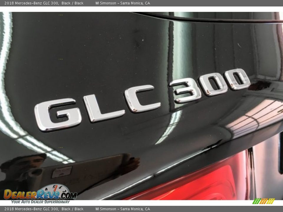 2018 Mercedes-Benz GLC 300 Black / Black Photo #7