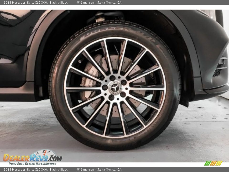 2018 Mercedes-Benz GLC 300 Black / Black Photo #8