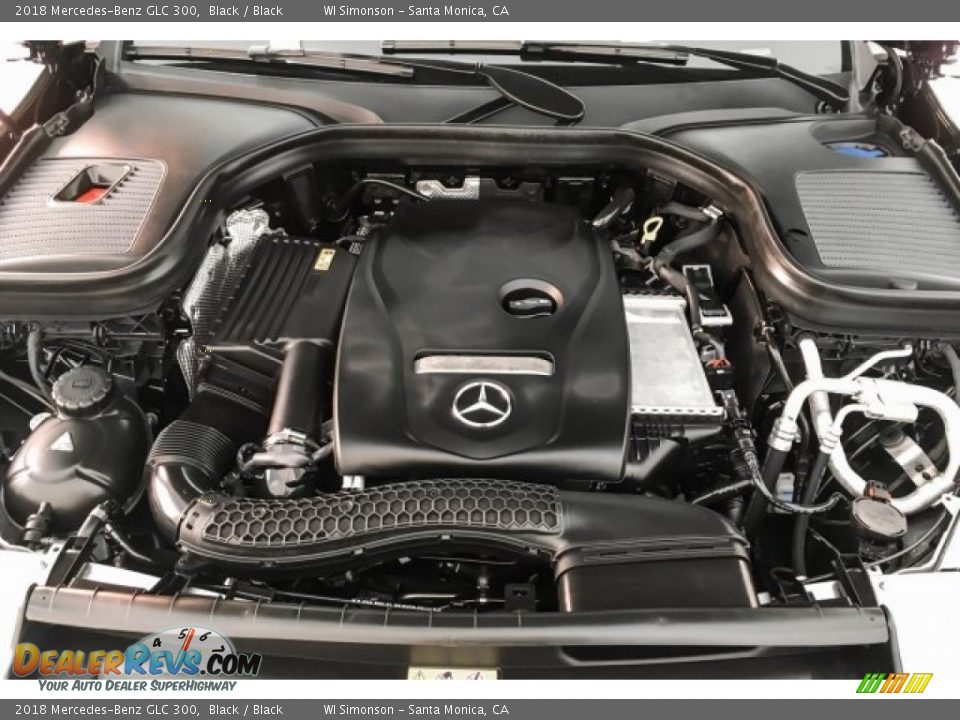 2018 Mercedes-Benz GLC 300 Black / Black Photo #9