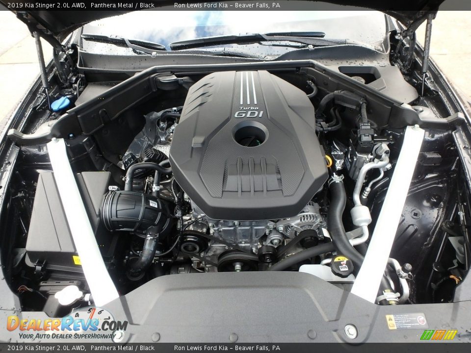 2019 Kia Stinger 2.0L AWD 2.0 Liter GDI Turbocharged DOHC 16-Valve CVVT 4 Cylinder Engine Photo #8