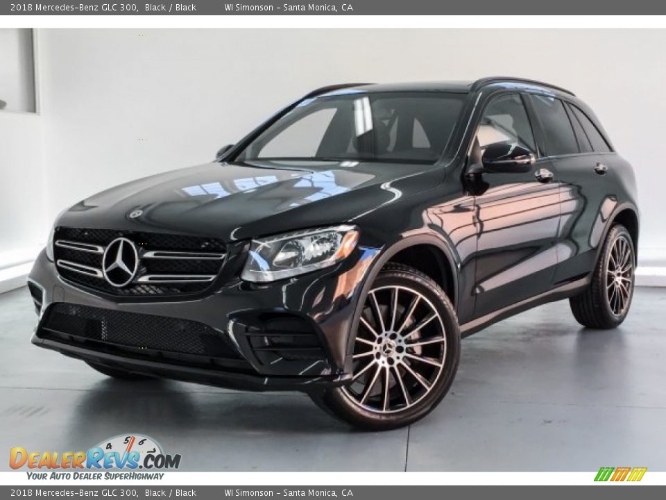 2018 Mercedes-Benz GLC 300 Black / Black Photo #12