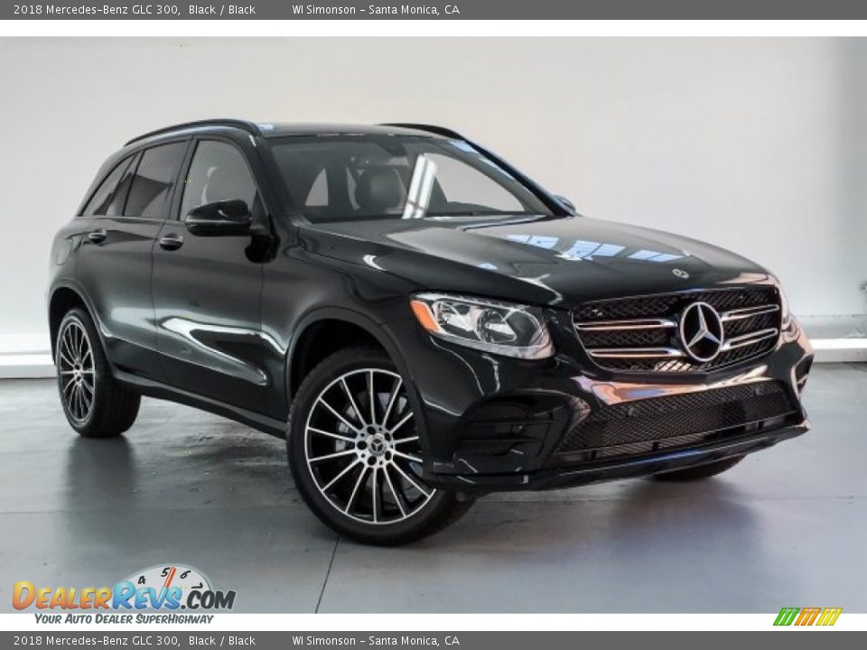 2018 Mercedes-Benz GLC 300 Black / Black Photo #14