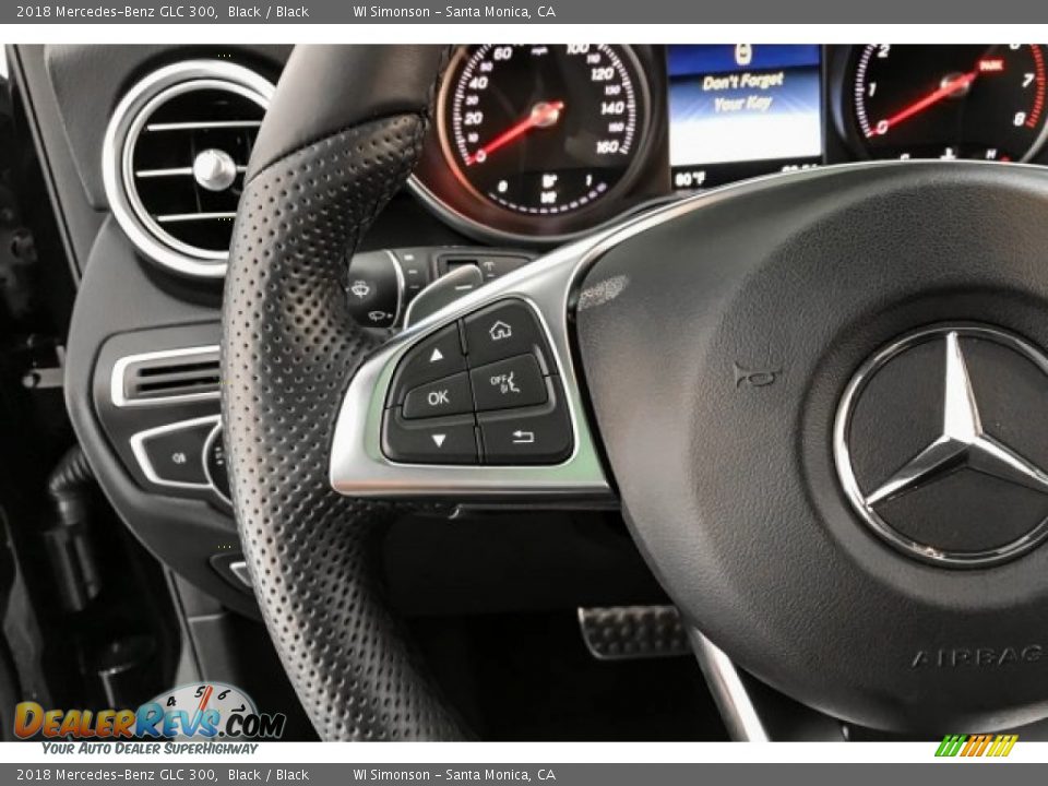 2018 Mercedes-Benz GLC 300 Black / Black Photo #19