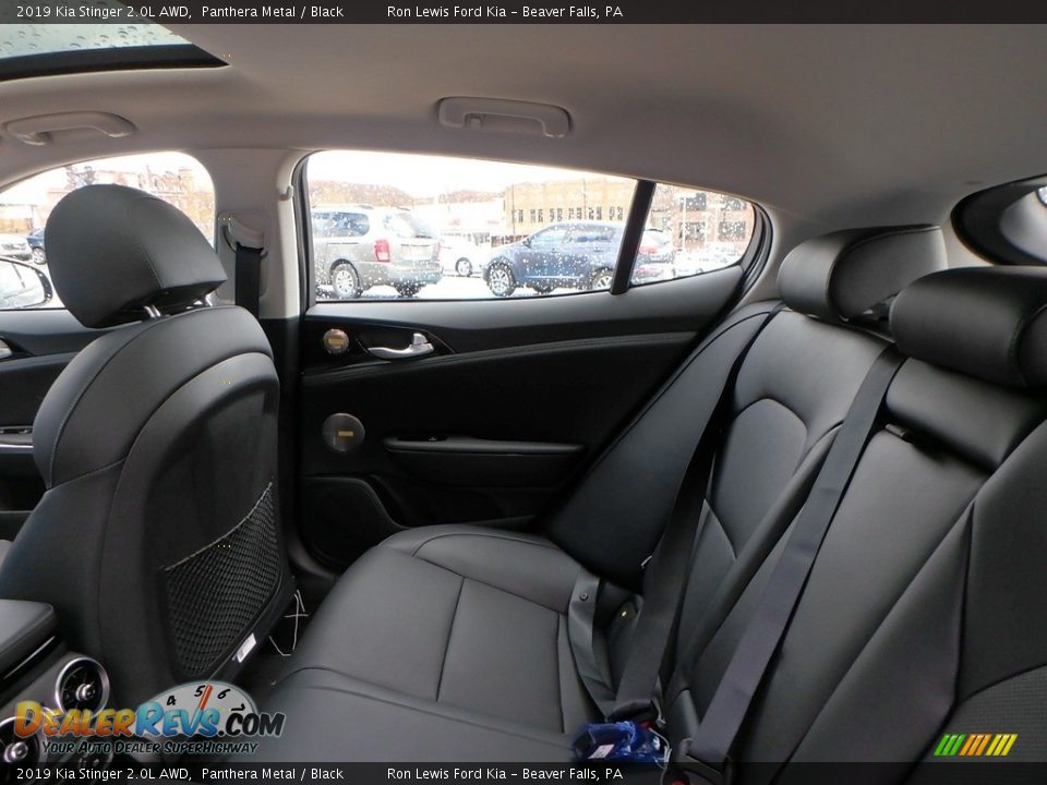 Rear Seat of 2019 Kia Stinger 2.0L AWD Photo #13
