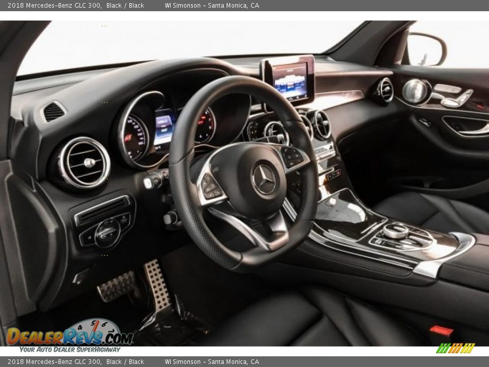 2018 Mercedes-Benz GLC 300 Black / Black Photo #23