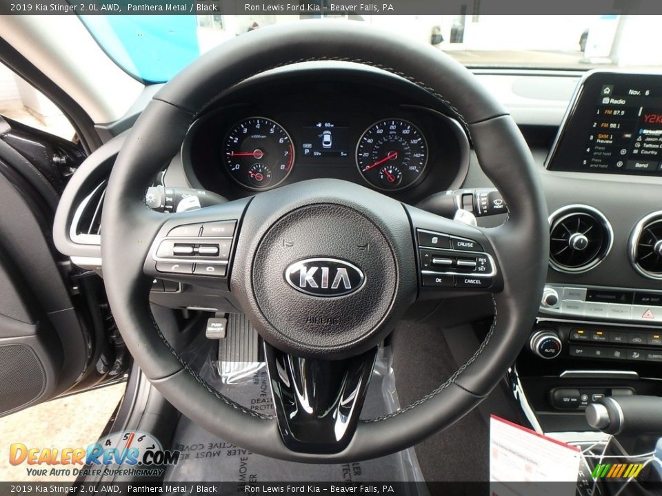 2019 Kia Stinger 2.0L AWD Steering Wheel Photo #19