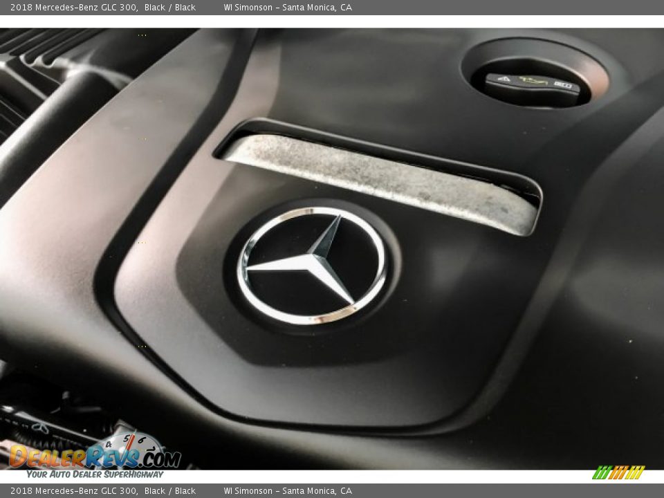 2018 Mercedes-Benz GLC 300 Black / Black Photo #32