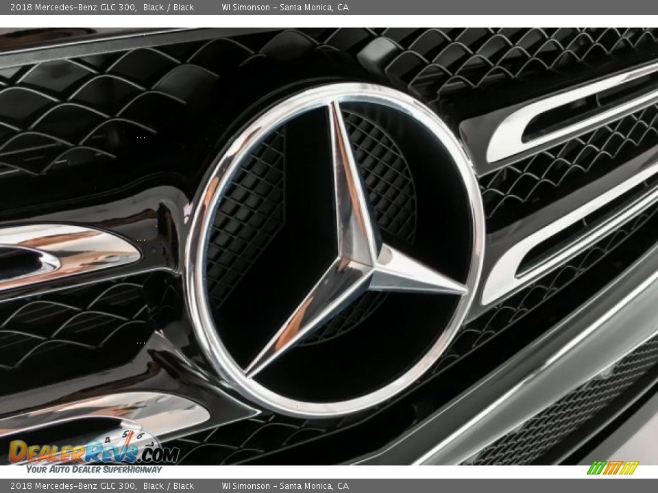 2018 Mercedes-Benz GLC 300 Black / Black Photo #34