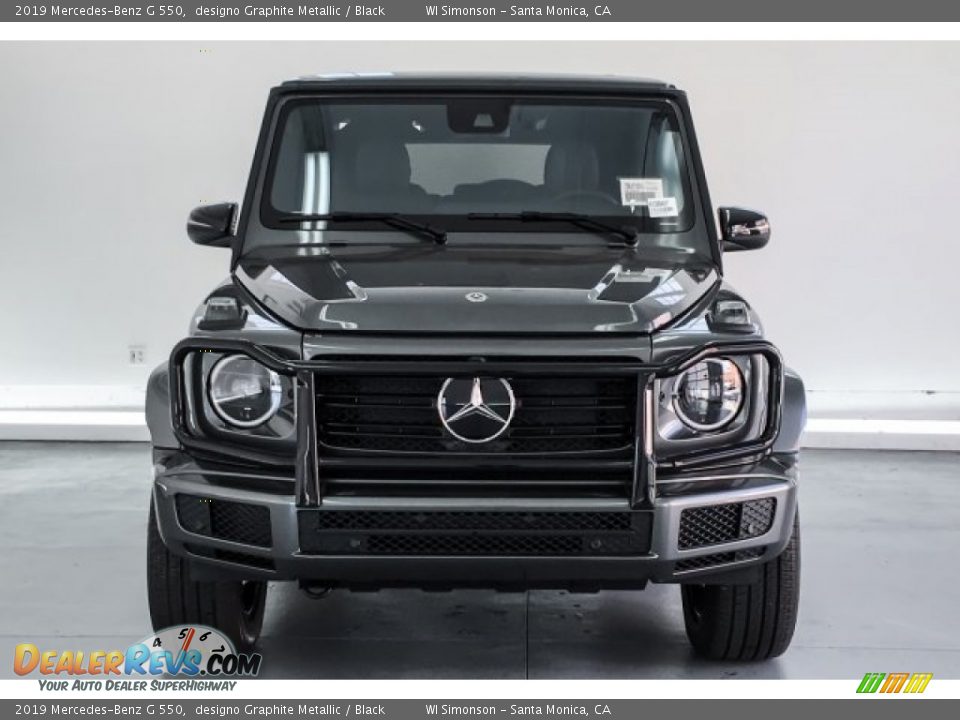 2019 Mercedes-Benz G 550 designo Graphite Metallic / Black Photo #2