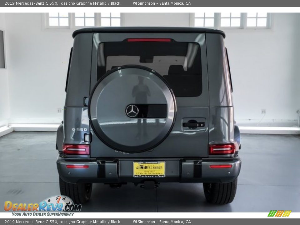 2019 Mercedes-Benz G 550 designo Graphite Metallic / Black Photo #3