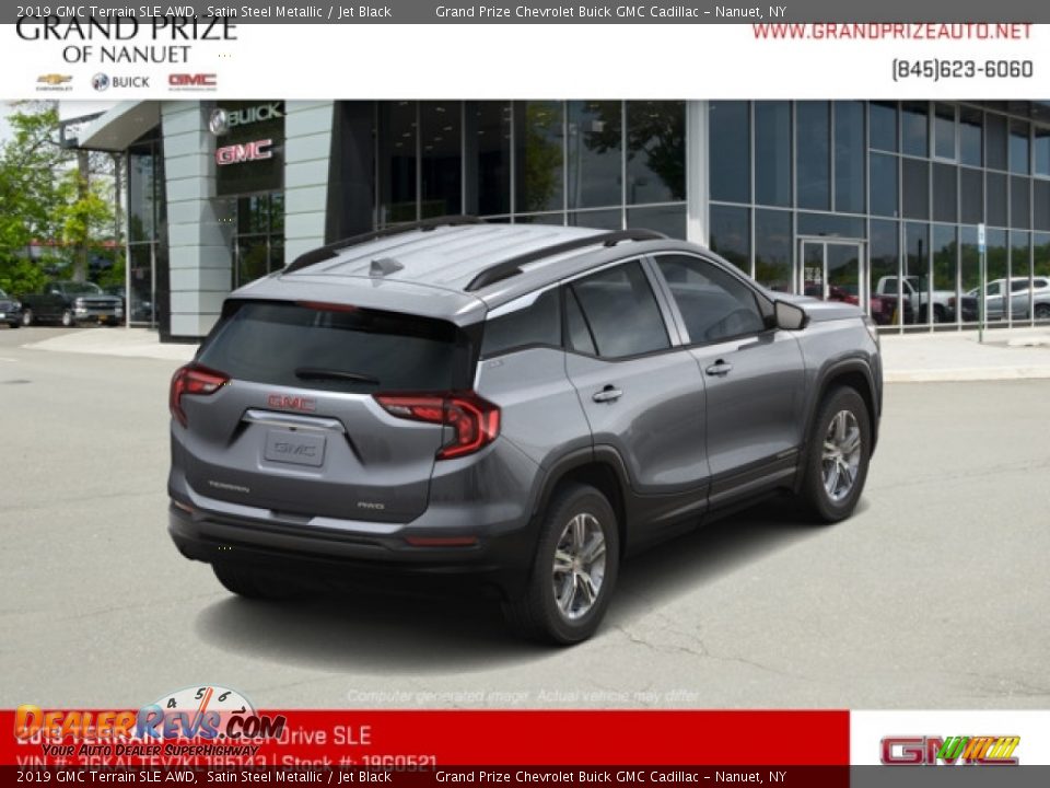 2019 GMC Terrain SLE AWD Satin Steel Metallic / Jet Black Photo #4