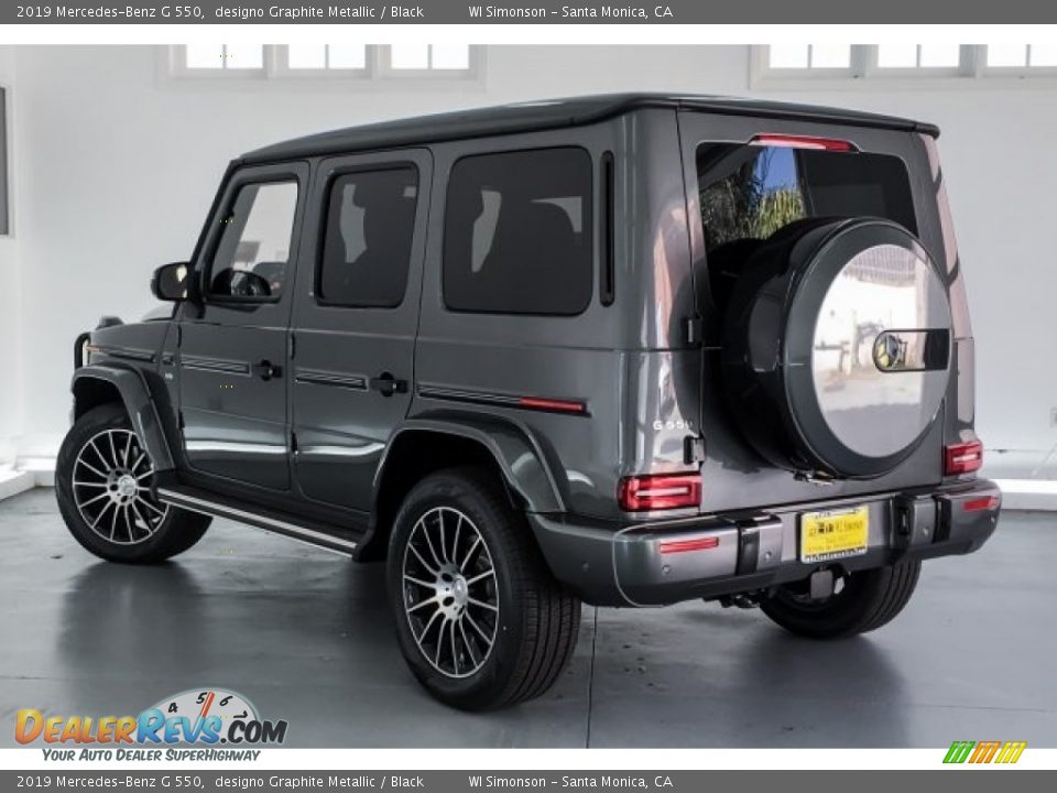 2019 Mercedes-Benz G 550 designo Graphite Metallic / Black Photo #10