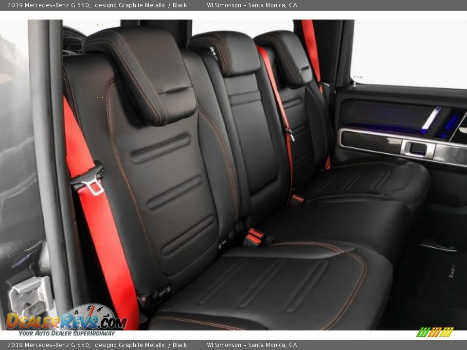 Rear Seat of 2019 Mercedes-Benz G 550 Photo #13