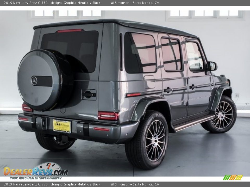 2019 Mercedes-Benz G 550 designo Graphite Metallic / Black Photo #16