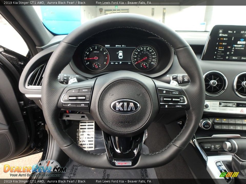 2019 Kia Stinger GT1 AWD Steering Wheel Photo #18