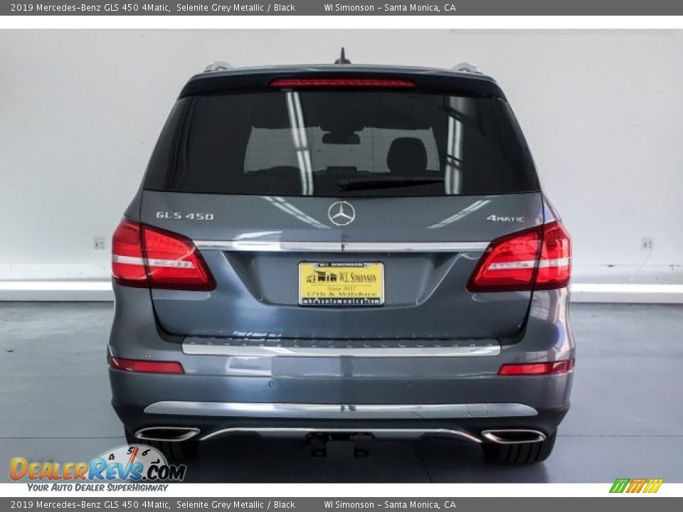 2019 Mercedes-Benz GLS 450 4Matic Selenite Grey Metallic / Black Photo #3