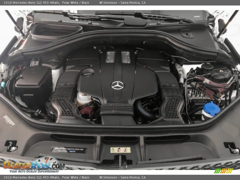 2019 Mercedes-Benz GLS 450 4Matic Polar White / Black Photo #8