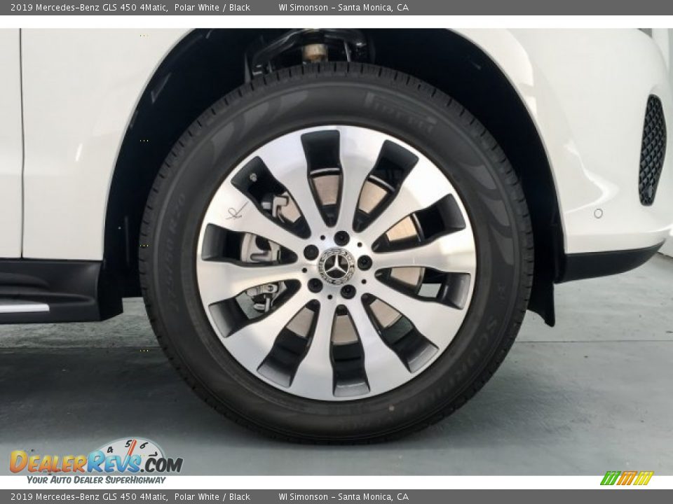 2019 Mercedes-Benz GLS 450 4Matic Polar White / Black Photo #9