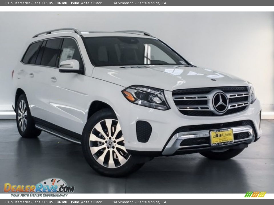 2019 Mercedes-Benz GLS 450 4Matic Polar White / Black Photo #12