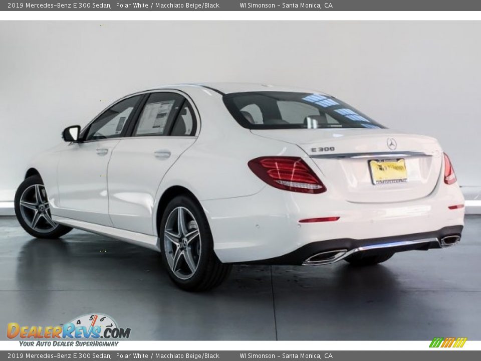 2019 Mercedes-Benz E 300 Sedan Polar White / Macchiato Beige/Black Photo #2