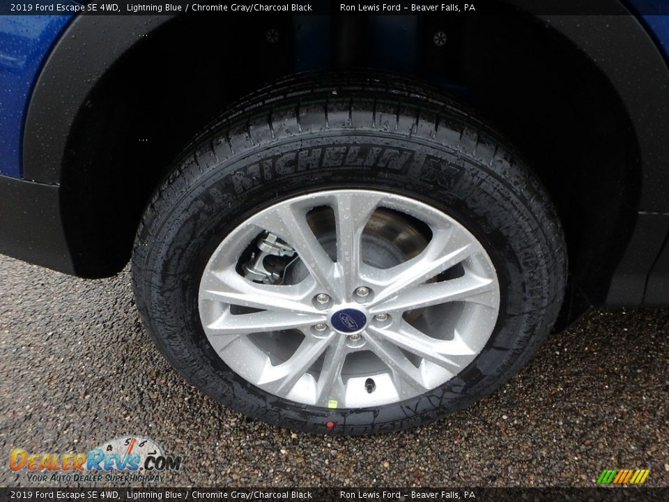 2019 Ford Escape SE 4WD Lightning Blue / Chromite Gray/Charcoal Black Photo #2
