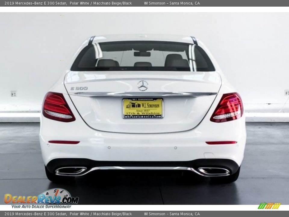 2019 Mercedes-Benz E 300 Sedan Polar White / Macchiato Beige/Black Photo #3