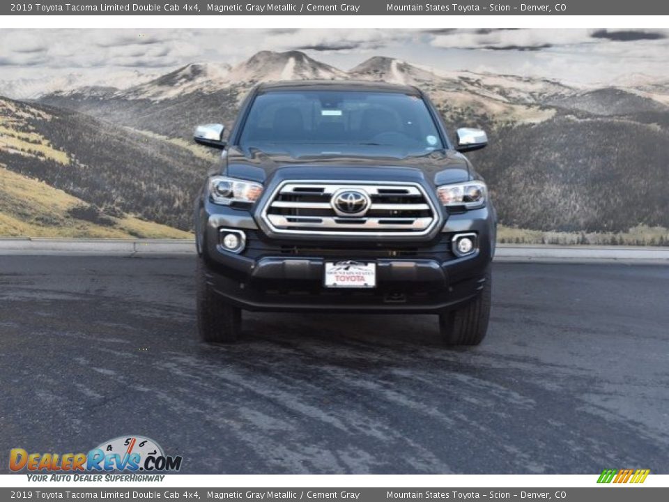 2019 Toyota Tacoma Limited Double Cab 4x4 Magnetic Gray Metallic / Cement Gray Photo #2