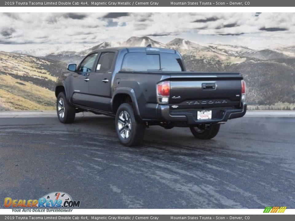 2019 Toyota Tacoma Limited Double Cab 4x4 Magnetic Gray Metallic / Cement Gray Photo #3
