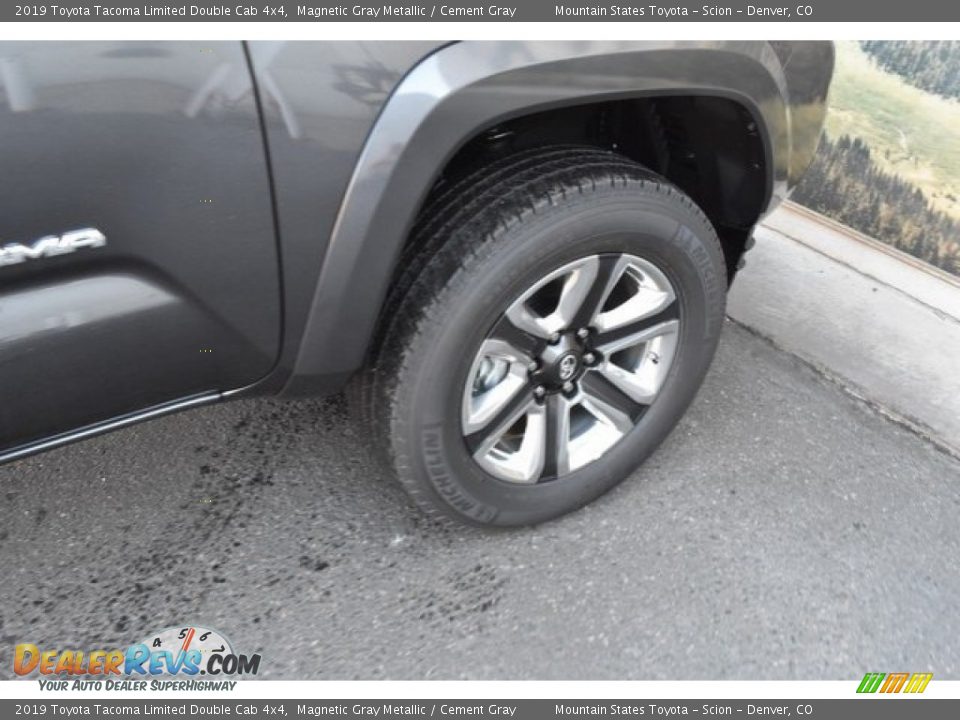 2019 Toyota Tacoma Limited Double Cab 4x4 Magnetic Gray Metallic / Cement Gray Photo #35