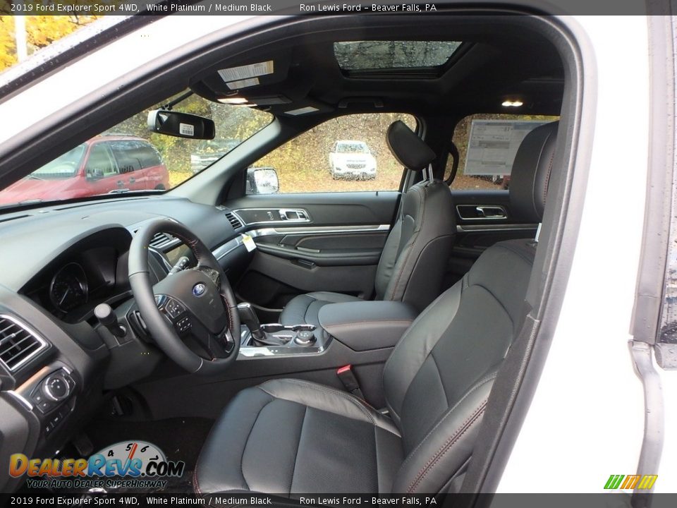Medium Black Interior - 2019 Ford Explorer Sport 4WD Photo #11