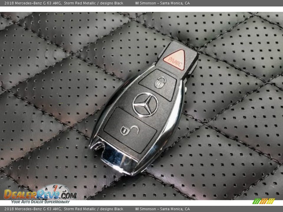 2018 Mercedes-Benz G 63 AMG Storm Red Metallic / designo Black Photo #11