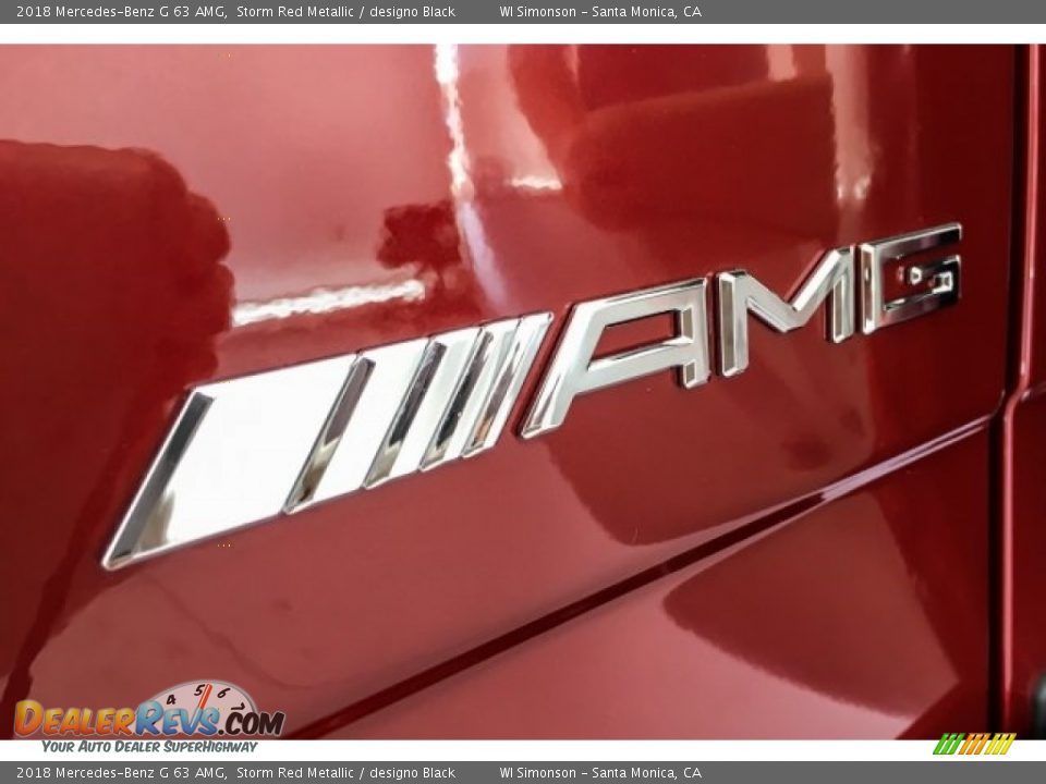 2018 Mercedes-Benz G 63 AMG Storm Red Metallic / designo Black Photo #14