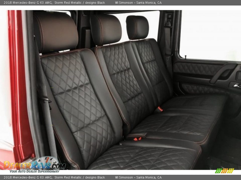 Rear Seat of 2018 Mercedes-Benz G 63 AMG Photo #15