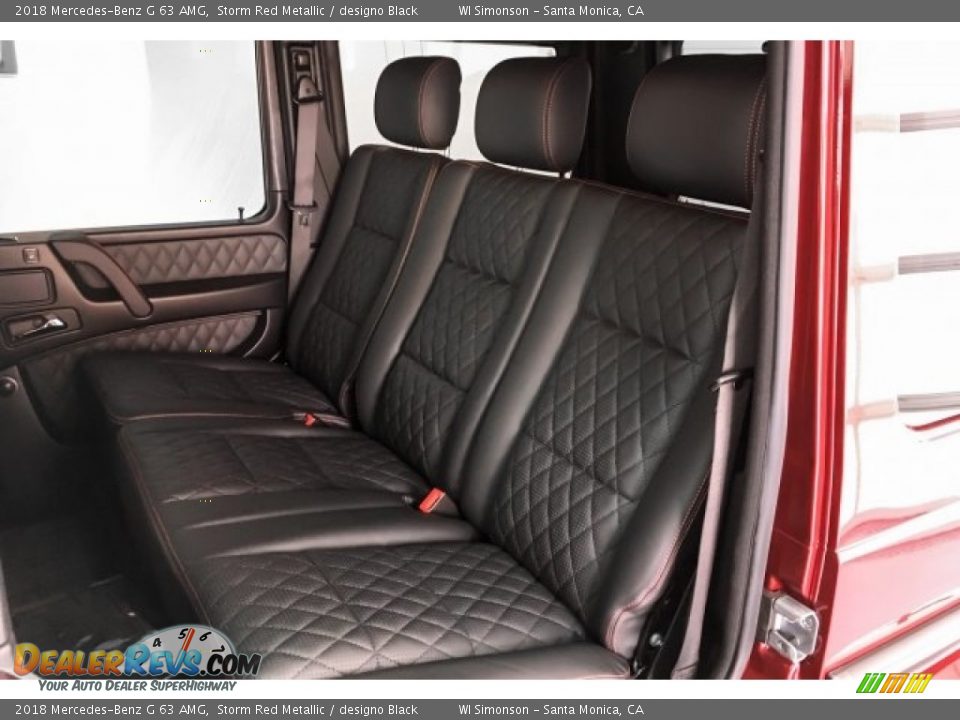 Rear Seat of 2018 Mercedes-Benz G 63 AMG Photo #19