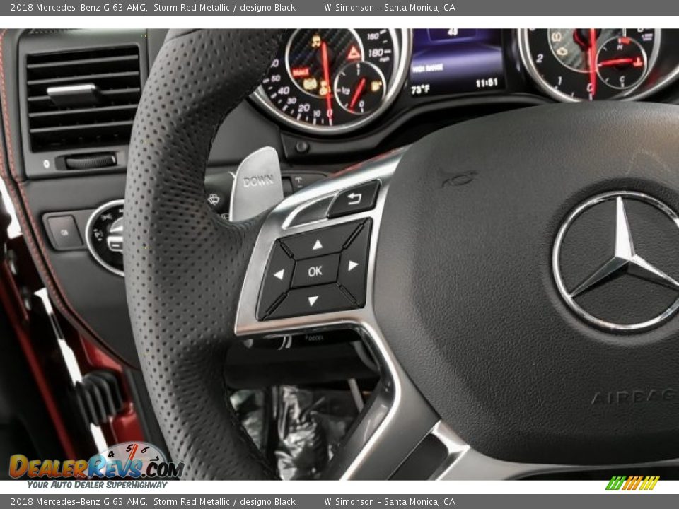 2018 Mercedes-Benz G 63 AMG Steering Wheel Photo #21