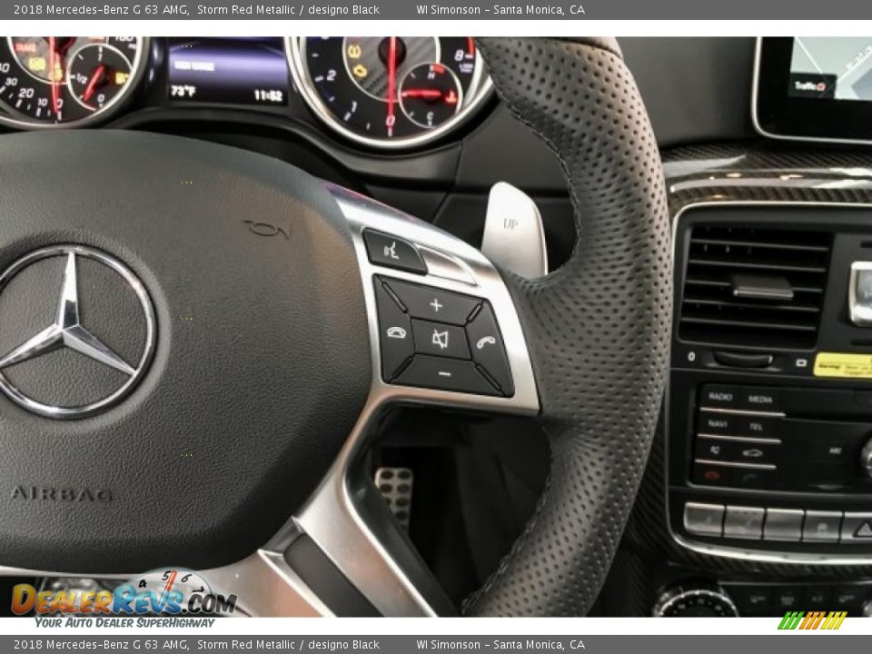 2018 Mercedes-Benz G 63 AMG Steering Wheel Photo #22