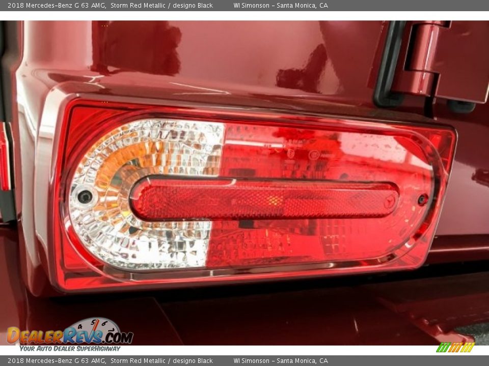 2018 Mercedes-Benz G 63 AMG Storm Red Metallic / designo Black Photo #28
