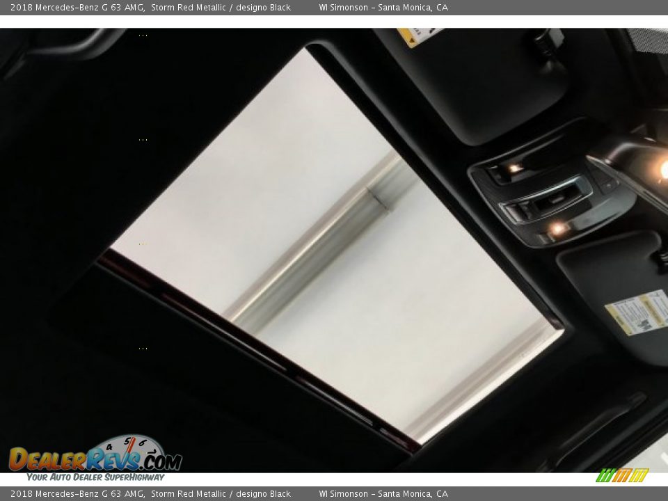 2018 Mercedes-Benz G 63 AMG Storm Red Metallic / designo Black Photo #30