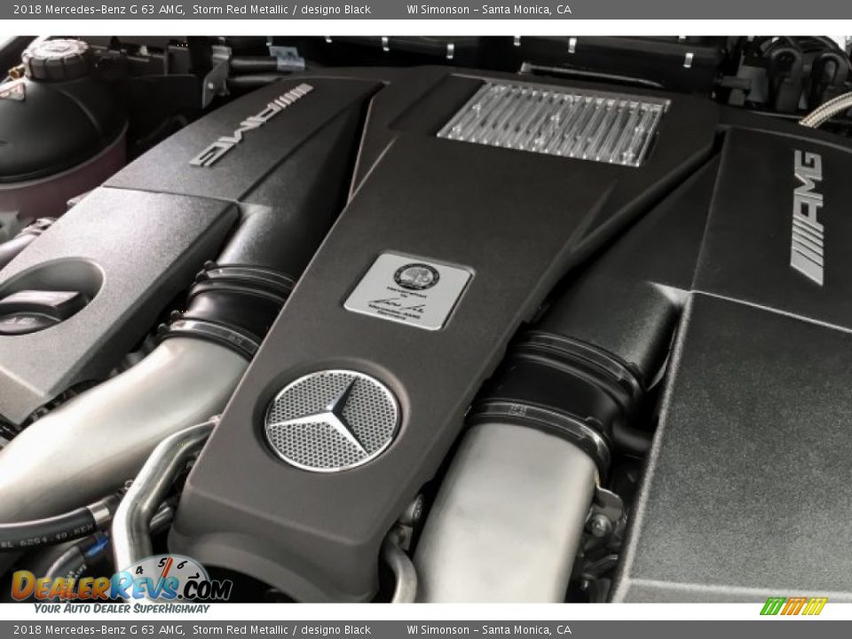 2018 Mercedes-Benz G 63 AMG 5.5 Liter AMG biturbo DOHC 32-Valve VVT V8 Engine Photo #32
