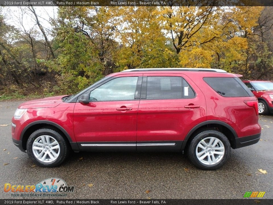 Ruby Red 2019 Ford Explorer XLT 4WD Photo #6