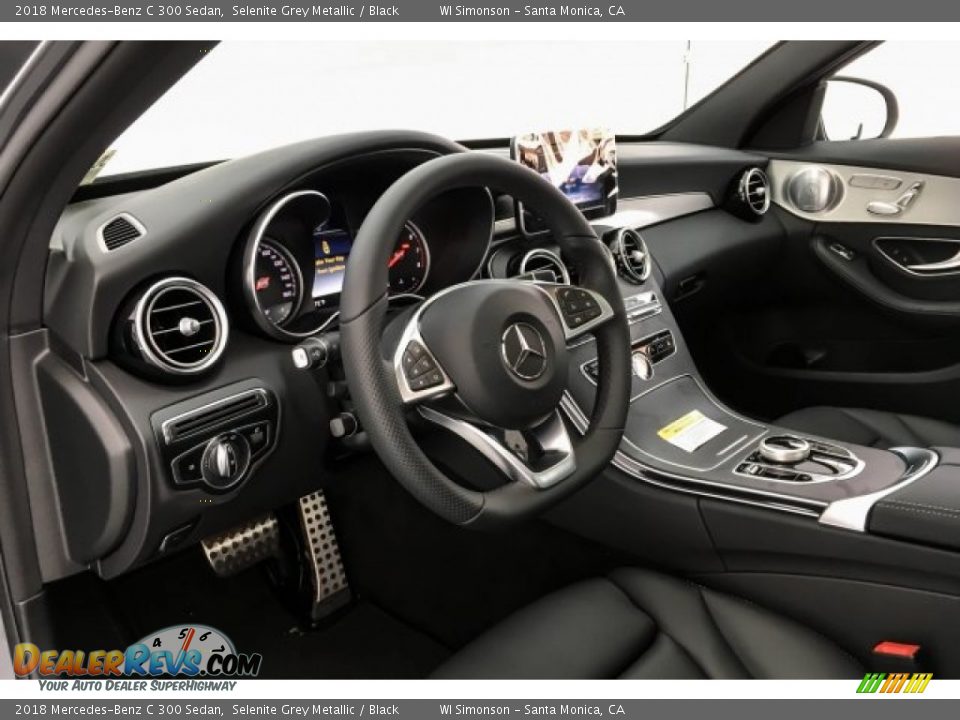 2018 Mercedes-Benz C 300 Sedan Selenite Grey Metallic / Black Photo #4