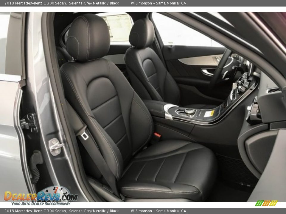 2018 Mercedes-Benz C 300 Sedan Selenite Grey Metallic / Black Photo #5