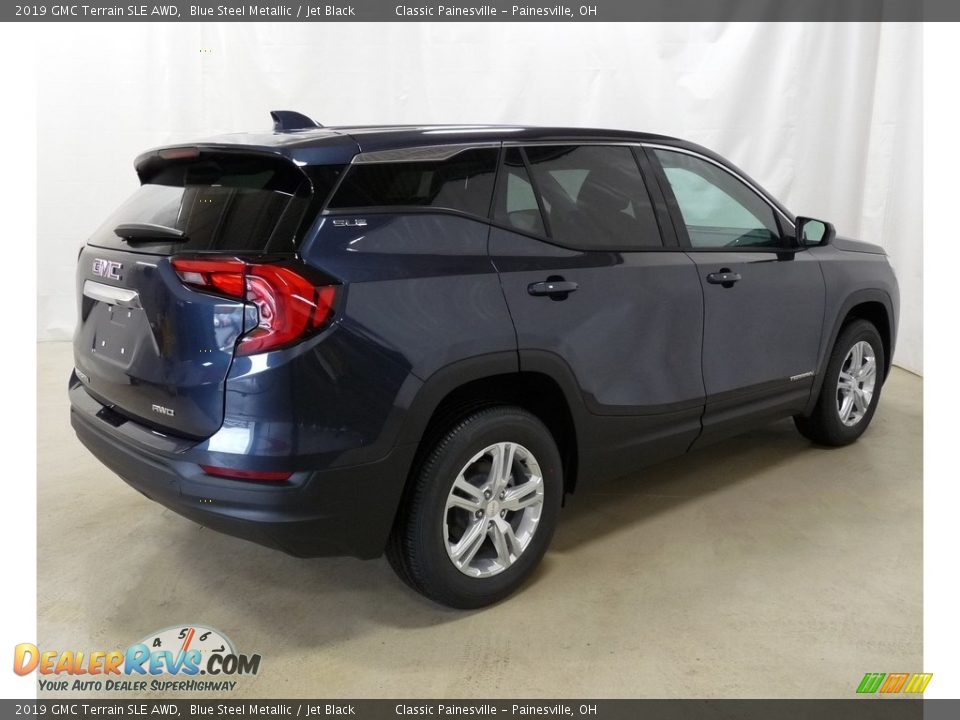 2019 GMC Terrain SLE AWD Blue Steel Metallic / Jet Black Photo #2